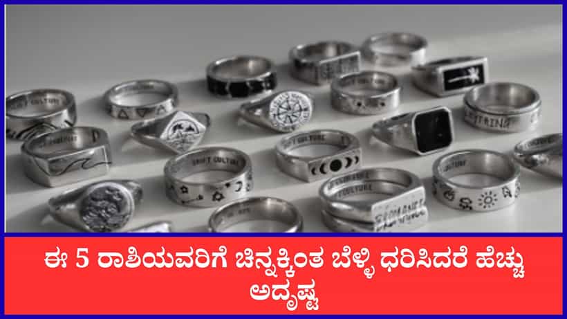 Silver Astrology: ಚಿನ್ನಕ್ಕಿಂತ ಬೆಳ್ಳಿ ಧರಿಸಿದರೆ ಈ 5 ರಾಶಿಯವರಿಗೆ ಹೆಚ್ಚು ಅದೃಷ್ಟ!