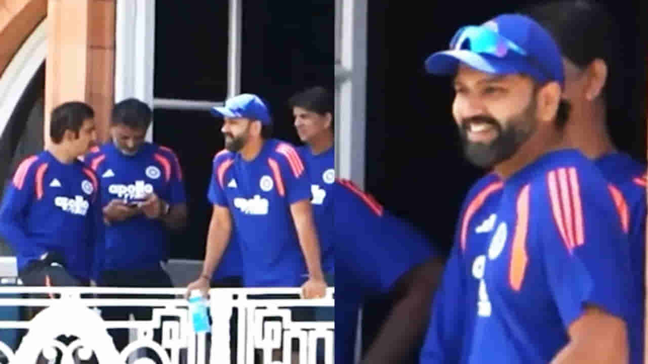 ಎಲ್ಲಾ ವದಂತಿಗಳಿಗೆ ಬ್ರೇಕ್: ಲಾರ್ಡ್ಸ್ನಲ್ಲಿ ರೋಹಿತ್-ಗಂಭೀರ್ ನಗುವೋ ನಗು!