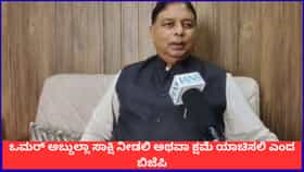 ಒಮರ್ ಅಬ್ದುಲ್ಲಾ ಸಾಕ್ಷಿ ನೀಡಲಿ ಅಥವಾ ಕ್ಷಮೆ ಯಾಚಿಸಲಿ ಎಂದ ಬಿಜೆಪಿ