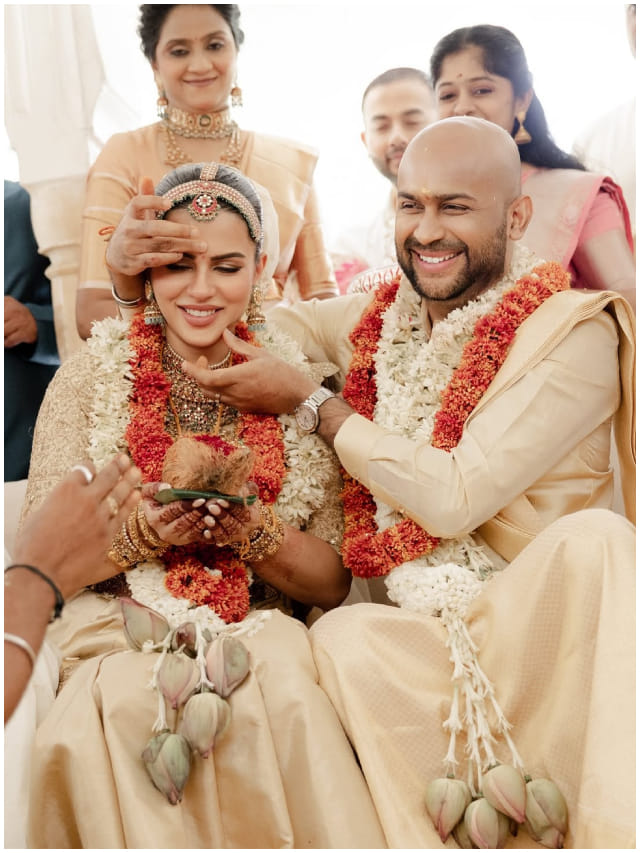 ಶರ್ಮಿಳಾ ಮಾಂಡ್ರೆ ಮದುವೆಯ ಸುಂದರ ಫೋಟೋಗಳು ಇಲ್ಲಿವೆ