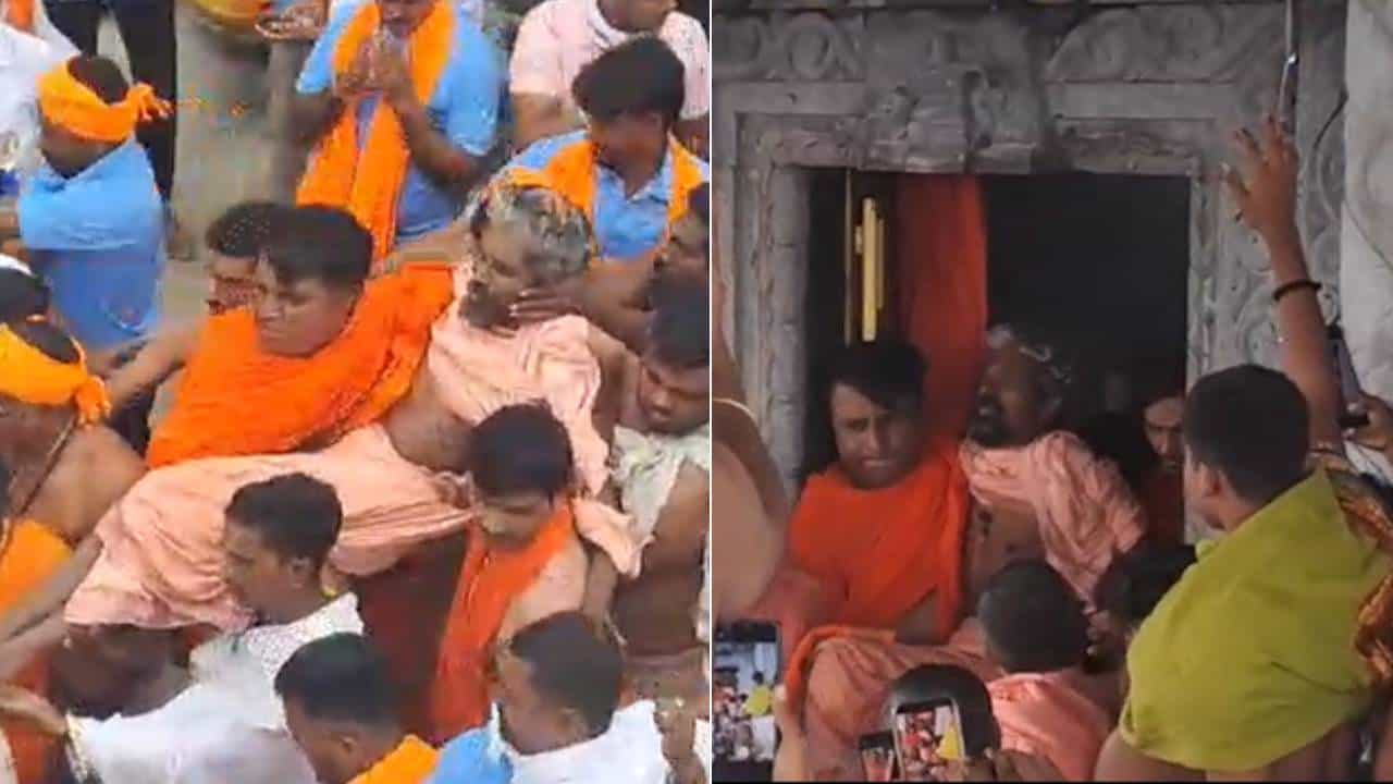 ಅನ್ನ ನೀರಿಲ್ಲದೆ 33 ದಿನ ಬಳಿಕ ಶಿವಯೋಗ ಸಮಾಧಿಯಿಂದ ಹೊರಬಂದು ದರ್ಶನ: ವಿಜ್ಞಾನ-ತಂತ್ರಜ್ಞಾನಕ್ಕೆ ಸವಾಲೊಡ್ಡಿ ಆಧ್ಯಾತ್ಮಿಕ ಶಕ್ತಿ ತೋರಿಸಿದ ಶ್ರೀಗಳು ಅನ್ನ ನೀರಿಲ್ಲದೆ 33 ದಿನ ಬಳಿಕ ಶಿವಯೋಗ ಸಮಾಧಿಯಿಂದ ಹೊರಬಂದು ದರ್ಶನ: ವಿಜ್ಞಾನ-ತಂತ್ರಜ್ಞಾನಕ್ಕೆ ಸವಾಲೊಡ್ಡಿ ಆಧ್ಯಾತ್ಮಿಕ ಶಕ್ತಿ ತೋರಿಸಿದ ಶ್ರೀಗಳು