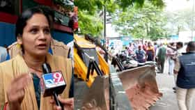ಶಿವಾಜಿನಗರದಲ್ಲಿ ಫುಟ್​ಪಾತ್ ತೆರವು: ಪೂರ್ವ ಮಾಹಿತಿ ಇಲ್ಲದೆ ವ್ಯಾಪಾರಿಗಳ ಅಂಗಡಿ ಧ್ವಂಸ ಆರೋಪ