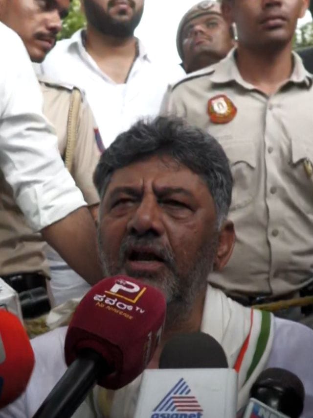 ದೆಹಲಿಯಲ್ಲಿ ಕಾಂಗ್ರೆಸ್ ಪ್ರತಿಭಟನೆಯಲ್ಲಿ ಸಿಎಂ ಡಿ.ಕೆ. ಶಿವಕುಮಾರ್