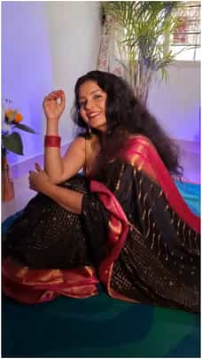ಸೀರೆ ಧರಿಸಿ ಕಂಗೊಳಿಸಿದ ಶುಭಾ ಪೂಂಜಾ