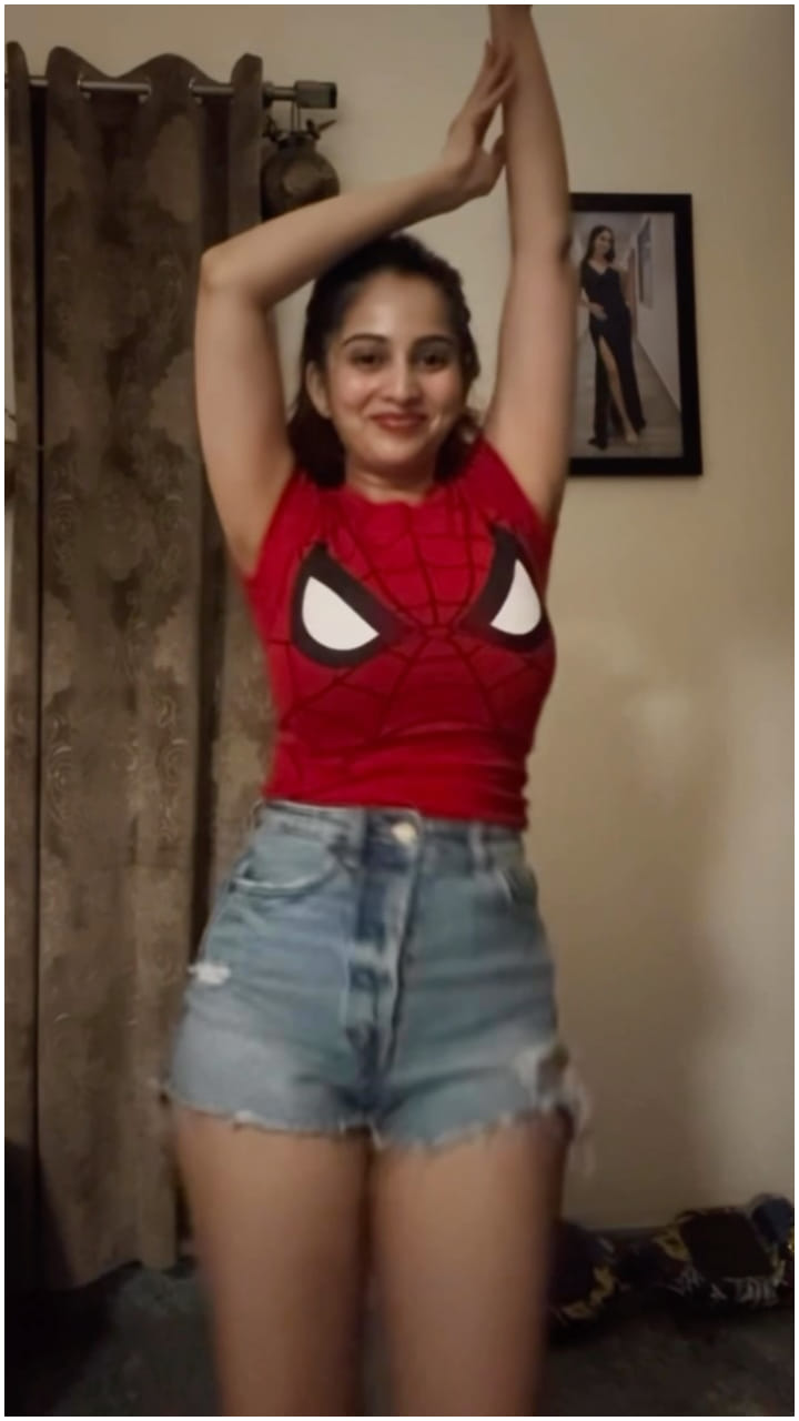 ಸ್ಪೈಡರ್ ಮ್ಯಾನ್ ಡ್ರೆಸ್ ಧರಿಸಿ ನಿವೇದಿತಾ ಗೌಡ ಡ್ಯಾನ್ಸ್