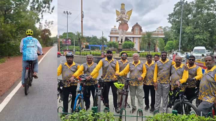 265 ಕಿ.ಮೀ ದೂರ, 14.10 ಗಂಟೆ: ಬೆಂಗಳೂರಿನಿಂದ ಸೈಕಲ್ನಲ್ಲೇ ತಿರುಪತಿ ತಲುಪಿದ ಶಾಸಕ ಸುರೇಶ್ ಕುಮಾರ್ ಮತ್ತು ತಂಡ 265 ಕಿ.ಮೀ ದೂರ, 14.10 ಗಂಟೆ: ಬೆಂಗಳೂರಿನಿಂದ ಸೈಕಲ್ನಲ್ಲೇ ತಿರುಪತಿ ತಲುಪಿದ ಶಾಸಕ ಸುರೇಶ್ ಕುಮಾರ್ ಮತ್ತು ತಂಡ