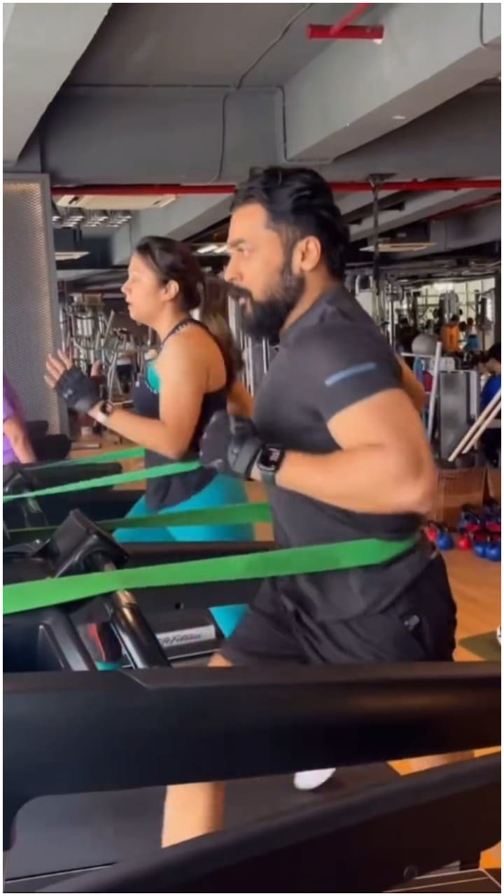 ಸೂರ್ಯ, ಜ್ಯೋತಿಕಾ ದಂಪತಿಯ ಫಿಟ್ನೆಸ್ ಜರ್ನಿ ನೋಡಿ