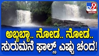 ಕಾಫಿನಾಡಿನಲ್ಲಿ ಮುಂಗಾರು ಮಳೆ ಆರ್ಭಟ: ಭೋರ್ಗರೆದು ಹರಿಯುತ್ತಿರುವ ಕಳಸದ ಪ್ರಸಿದ್ಧ ಸೂರುಮನೆ ಜಲಪಾತ