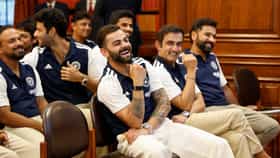 ಗಹಗಹಿಸಿ ನಕ್ಕು ಎಲ್ಲಾ ವದಂತಿಗಳಿಗೆ ತೆರೆ ಎಳೆದ ಕೊಹ್ಲಿ, ಗಂಭೀರ್