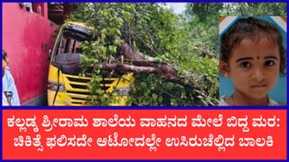 ಬಂಟ್ವಾಳದಲ್ಲಿ ಹೃದಯವಿದ್ರಾವಕ ಘಟನೆ: ಬಸ್ ಮೇಲೆ ಬಿದ್ದ ಬೃಹತ್ ಮರ; ಯುಕೆಜಿ ಬಾಲಕಿ ಚಿರನ್ವಿ ಸಾವು
