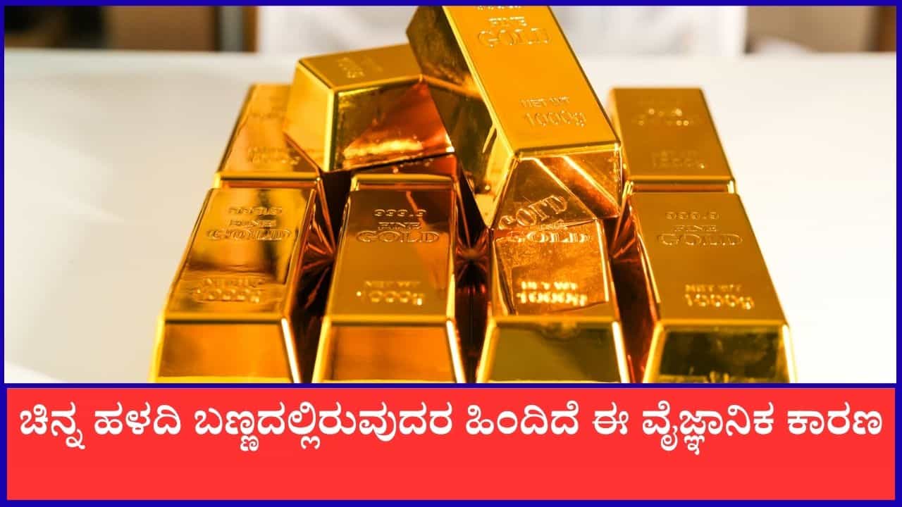 Viral: ಚಿನ್ನ ಹಳದಿ ಬಣ್ಣದಲ್ಲಿ ಇರೋದು ಯಾಕೆ? ಇಲ್ಲಿದೆ ವೈಜ್ಞಾನಿಕ ಕಾರಣ Viral: ಚಿನ್ನ ಹಳದಿ ಬಣ್ಣದಲ್ಲಿ ಇರೋದು ಯಾಕೆ? ಇಲ್ಲಿದೆ ವೈಜ್ಞಾನಿಕ ಕಾರಣ