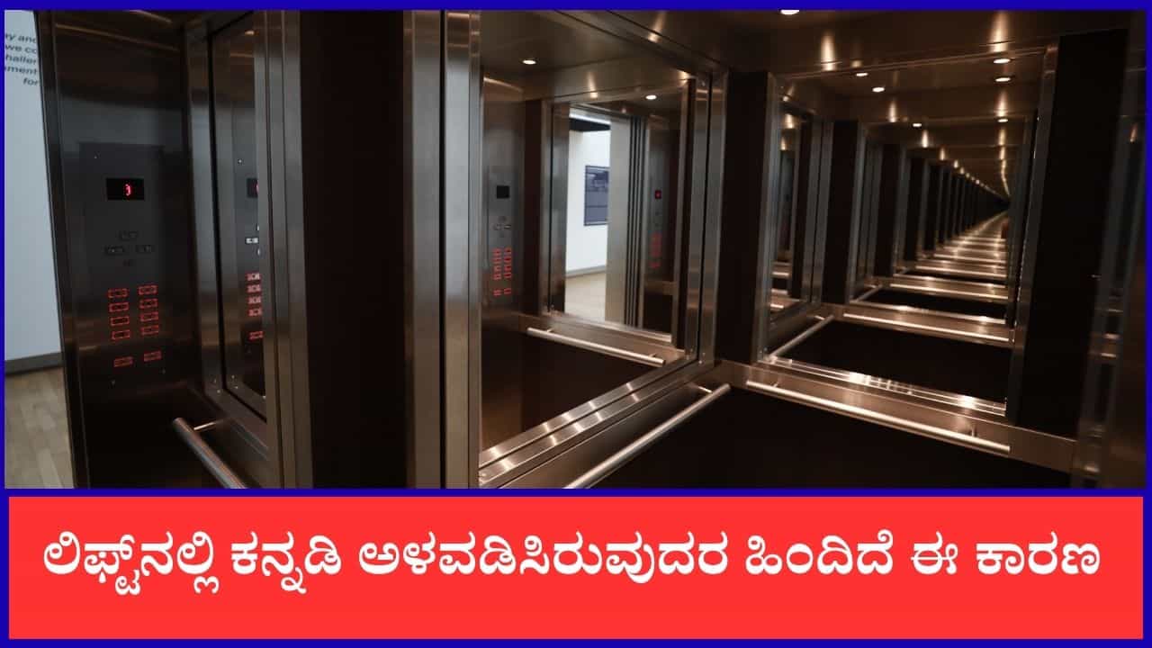 Viral: ಲಿಫ್ಟ್ನಲ್ಲಿ ಕನ್ನಡಿಗಳು ಇರುವುದು ಏಕೆ? ಇದೇ ನೋಡಿ ಕಾರಣ Viral: ಲಿಫ್ಟ್ನಲ್ಲಿ ಕನ್ನಡಿಗಳು ಇರುವುದು ಏಕೆ? ಇದೇ ನೋಡಿ ಕಾರಣ