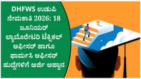 ಕರ್ನಾಟಕ ಸರ್ಕಾರಿ ಉದ್ಯೋಗ: DHFWS ಉಡುಪಿಯಲ್ಲಿ ವಿವಿಧ ಹುದ್ದೆಗಳ ಭರ್ತಿ