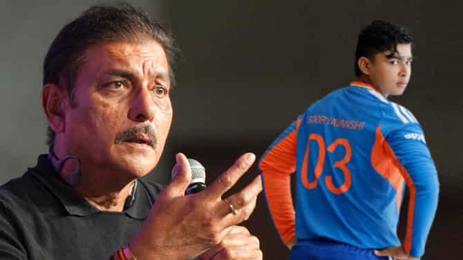 ‘ಅವರೆಲ್ಲರ ಪ್ಯಾಂಟ್ ಬಿಚ್ಚಿಸುತ್ತಿದ್ದ’; ವೈಭವ್​ ಬಗ್ಗೆ ರವಿಶಾಸ್ತ್ರಿ ಮಾತು