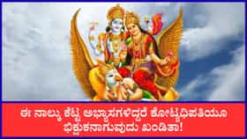 ಈ 4 ಕೆಟ್ಟ ಅಭ್ಯಾಸಗಳಿದ್ದರೆ ಕೋಟ್ಯಧಿಪತಿಯೂ ಭಿಕ್ಷುಕನಾಗುತ್ತಾನೆ!
