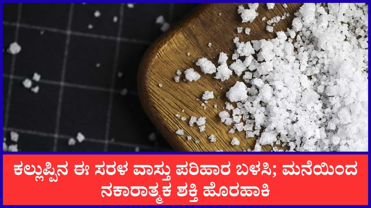 Rock Salt Vastu Tips: ಮನೆಯ ನಾಲ್ಕು ಮೂಲೆಗಳಲ್ಲಿ ಕಲ್ಲುಪ್ಪು ಇಡಿ; ಪ್ರಯೋಜನ ಸಾಕಷ್ಟಿವೆ