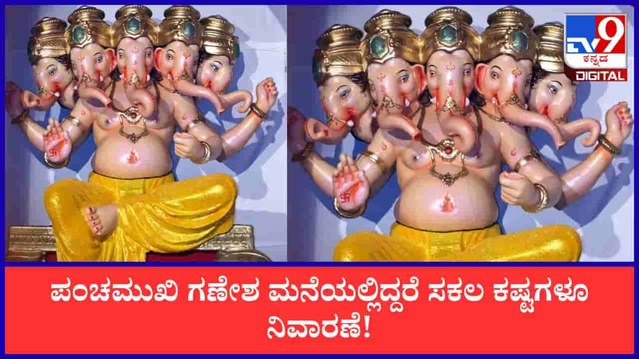 Panchamukhi Ganesha: ಪಂಚಮುಖಿ ಗಣೇಶ ಮನೆಯಲ್ಲಿದ್ದರೆ ಸಕಲ ಕಷ್ಟಗಳೂ ನಿವಾರಣೆ; ಐದು ಮುಖಗಳ ದಿವ್ಯ ರಹಸ್ಯವೇನು?