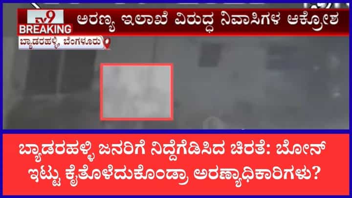ರಾತ್ರಿಯಾದ್ರೆ ಸಾಕು ಚಿರತೆ ಭಯ: ಬೆಂಗಳೂರಿನ ಬ್ಯಾಡರಹಳ್ಳಿಯಲ್ಲಿ ಬೆಳಗಿನ ಜಾವ 3 ಗಂಟೆಗೆ ಮತ್ತೆ ಪ್ರತ್ಯಕ್ಷವಾದ ಚಿರತೆ ರಾತ್ರಿಯಾದ್ರೆ ಸಾಕು ಚಿರತೆ ಭಯ: ಬೆಂಗಳೂರಿನ ಬ್ಯಾಡರಹಳ್ಳಿಯಲ್ಲಿ ಬೆಳಗಿನ ಜಾವ 3 ಗಂಟೆಗೆ ಮತ್ತೆ ಪ್ರತ್ಯಕ್ಷವಾದ ಚಿರತೆ