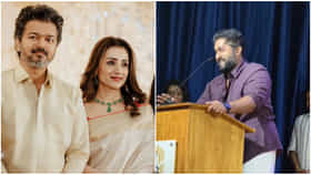 ಬಹಿರಂಗವಾಗಿ ವಿಜಯ್, ತ್ರಿಷಾ ಬಗ್ಗೆ ಹಾಸ್ಯ ಮಾಡಿದ ಮಲಯಾಳಂ ನಟ