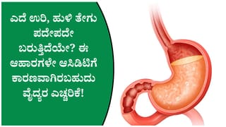 ಪದೇಪದೇ ಹುಳಿ ತೇಗು ಬರುತ್ತಿದ್ದರೆ ಈ ಆಹಾರಗಳ ಸೇವನೆಯನ್ನು ಕಡಿಮೆ ಮಾಡಿ