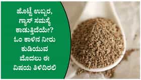 ಓಂ ಕಾಳಿನ ನೀರನ್ನು ಕುಡಿಯುವ ಮುನ್ನ ಈ ಮಾಹಿತಿ ತಿಳಿದಿರಲಿ