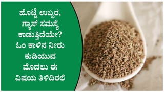 ಓಂ ಕಾಳಿನ ನೀರಿನ ಪ್ರಯೋಜನಗಳೇನು? ಯಾರು ಕುಡಿಯಬಾರದು? ವೈದ್ಯರು ತಿಳಿಸಿರುವ ಮಾಹಿತಿ