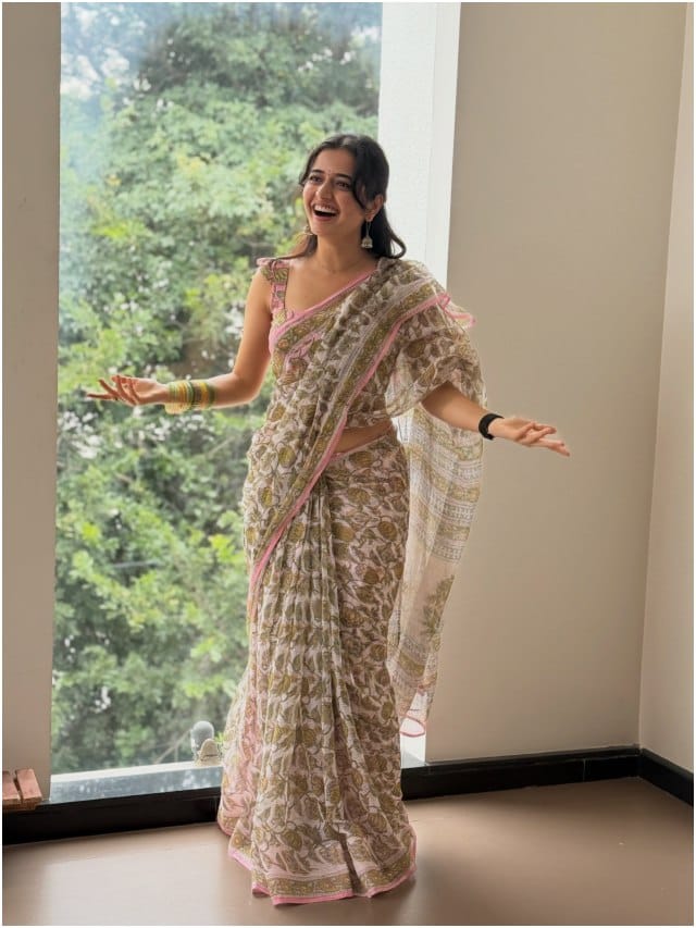 ಸೀರೆ ಉಟ್ಟು ಕಂಗೊಳಿಸಿದ ನಟಿ ಆಶಿಕಾ ರಂಗನಾಥ್ 