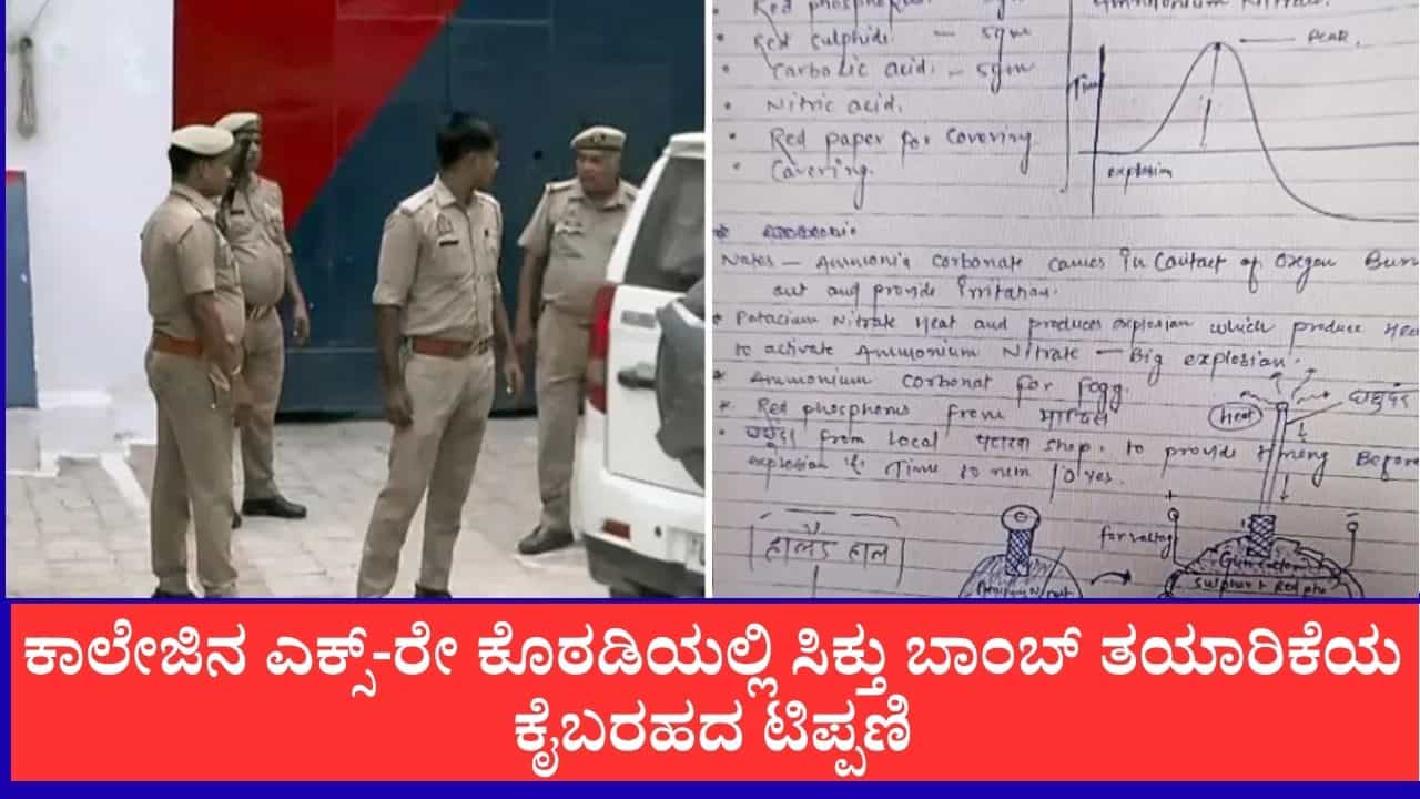 ಅಯೋಧ್ಯೆಯ ವೈದ್ಯಕೀಯ ಕಾಲೇಜಿನಲ್ಲಿ ಬಾಂಬ್ ‘ಸೂತ್ರ’ ಪತ್ತೆ: ಪ್ರಥಮ ವರ್ಷದ ವಿದ್ಯಾರ್ಥಿ ಸರ್ಫರಾಜ್ ಖಾನ್ ಪೊಲೀಸರ ವಶಕ್ಕೆ ಅಯೋಧ್ಯೆಯ ವೈದ್ಯಕೀಯ ಕಾಲೇಜಿನಲ್ಲಿ ಬಾಂಬ್ ‘ಸೂತ್ರ’ ಪತ್ತೆ: ಪ್ರಥಮ ವರ್ಷದ ವಿದ್ಯಾರ್ಥಿ ಸರ್ಫರಾಜ್ ಖಾನ್ ಪೊಲೀಸರ ವಶಕ್ಕೆ