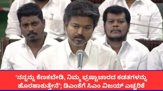 ‘ಸೂಕ್ತ ಸಮಯದಲ್ಲಿ ಹಿಂದಿನ ಸರ್ಕಾರದ ಭ್ರಷ್ಟಾಚಾರದ ಫೈಲ್​ಗಳನ್ನು ಬಹಿರಂಗಪಡಿಸುತ್ತೇನೆ’; ಡಿಎಂಕೆಗೆ ಸಿಎಂ ವಿಜಯ್ ಎಚ್ಚರಿಕೆ