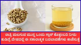 ಮಲಗುವ ಮುನ್ನ ಕೊತ್ತಂಬರಿ ನೀರು ಕುಡಿಯುವುದರಿಂದ ಲಭಿಸುವ ಪ್ರಯೋಜನಗಳು
