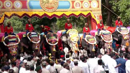 ಮೈಸೂರು ದಸರಾ 2026: ಗಜಪಡೆಗೆ ಸಚಿವ ಯತೀಂದ್ರರಿಂದ ಚಾಲನೆ