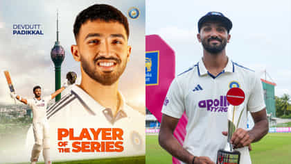 ಸೋನಲ್ ಶತಕಗಳ ನಡುವೆ ಕನ್ನಡಿಗ ಪಡಿಕ್ಕಲ್​ಗೆ ಒಲಿದ ಸರಣಿ ಶ್ರೇಷ್ಠ