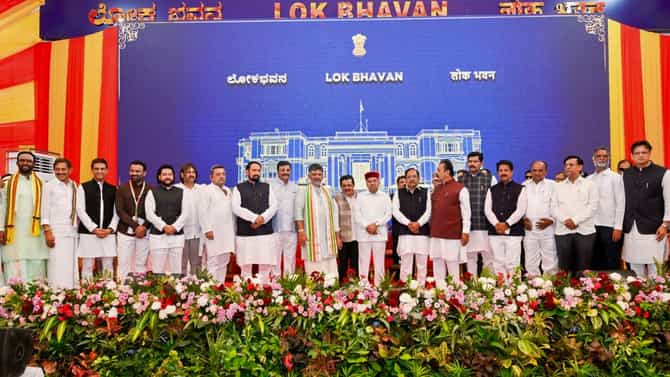 ನೂತನ ಸಚಿವರಿಗೆ ಖಾತೆ ಹಂಚಿಕೆ ಮಾಡಿದ ಸಿಎಂ ಡಿ.ಕೆ.ಶಿವಕುಮಾರ್