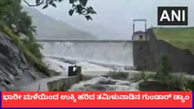 ಭಾರೀ ಮಳೆಯಿಂದ ಉಕ್ಕಿ ಹರಿದ ತಮಿಳುನಾಡಿನ ಗುಂಡಾರ್ ಡ್ಯಾಂ ನೋಡಲು ಜನಸಾಗರ