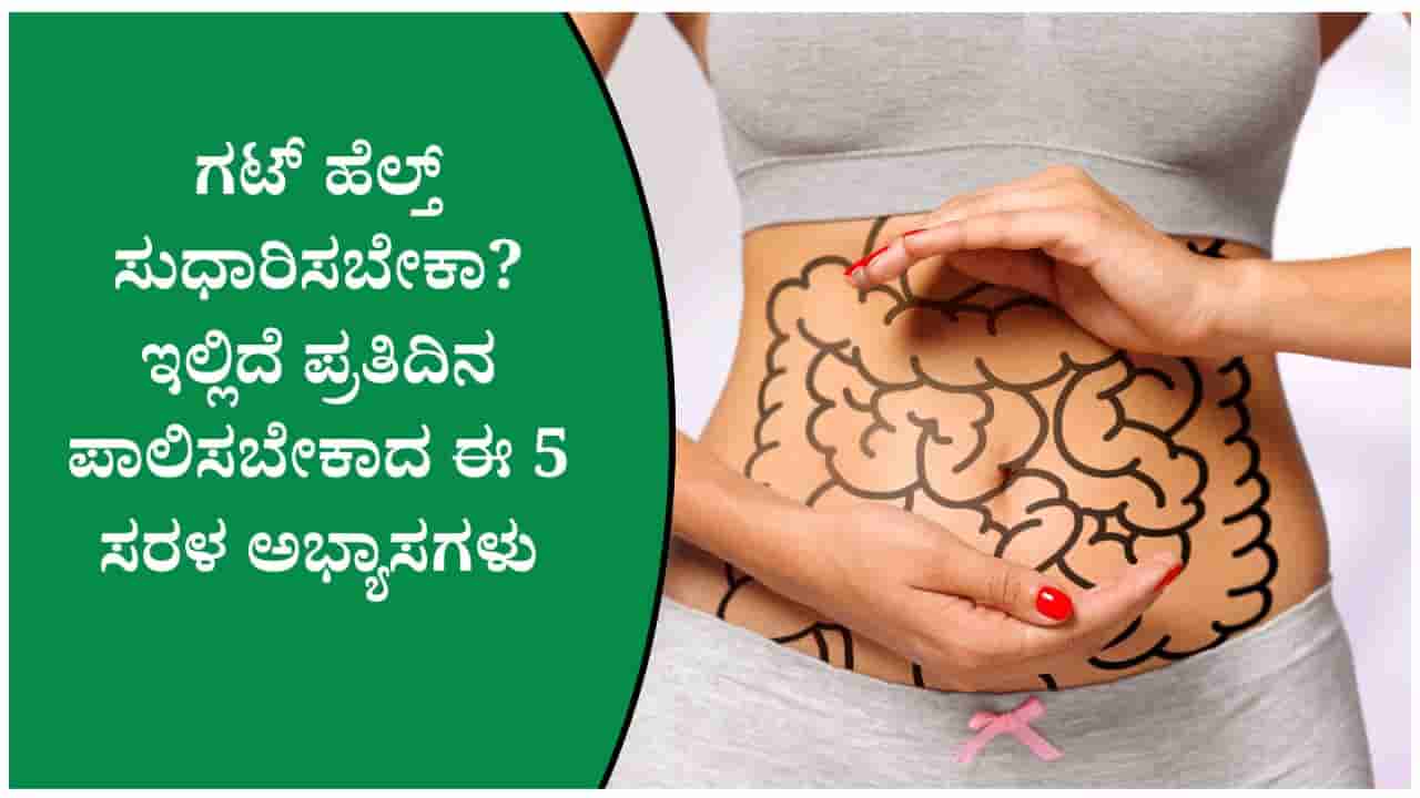 Gut Health: ಜೀರ್ಣಕ್ರಿಯೆ ಸುಧಾರಿಸಲು ಪ್ರತಿದಿನ ಮಾಡಬೇಕಾದ 5 ಸರಳ ಕೆಲಸಗಳು