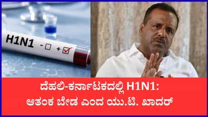 ದೇಶದಲ್ಲಿ ಹೆಚ್ಚಿದ H1N1 ಭೀತಿ: 'ಆತಂಕ ಬೇಡ' ಎಂದ ಯು.ಟಿ. ಖಾದರ್
