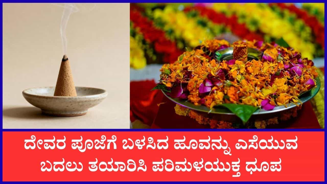 Organic Dhoop: ದೇವರ ಪೂಜೆಗೆ ಬಳಸಿದ ಹೂವನ್ನು ಎಸೆಯಬೇಡಿ, ಅದರಿಂದ ತಯಾರಿಸಿ ಕೆಮಿಕಲ್‌ ಫ್ರೀ ಧೂಪ