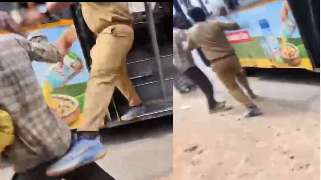 ಬಸ್​ ಹತ್ತಲು ಬಂದ ಭಿಕ್ಷುಕನಿಗೆ ಕಾಲಿನಿಂದ ಒದ್ದು ದರ್ಪ: ಬಿಎಂಟಿಸಿ ಕಂಡಕ್ಟರ್ ಸಸ್ಪೆಂಡ್!