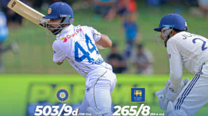 3ನೇ ದಿನದಾಟ ಅಂತ್ಯಕ್ಕೆ ಶ್ರೀಲಂಕಾ 265/8
