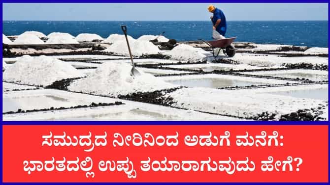 ಭಾರತದಲ್ಲಿ ಸ್ಪಟಿಕದಂತಹ ಉಪ್ಪು ತಯಾರಾಗುವುದು ಹೇಗೆ?