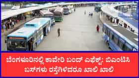 ಬಂದ್ ನಡುವೆಯೂ ಮೆಜೆಸ್ಟಿಕ್‌ನಲ್ಲಿ ಬಸ್ ಸಂಚಾರ ಯಥಾಸ್ಥಿತಿ: ಬಿಎಂಟಿಸಿ, ಕೆಎಸ್‌ಆರ್‌ಟಿಸಿಯಲ್ಲಿ ಪ್ರಯಾಣಿಕರ ಸಂಖ್ಯೆ ಕ್ಷೀಣ