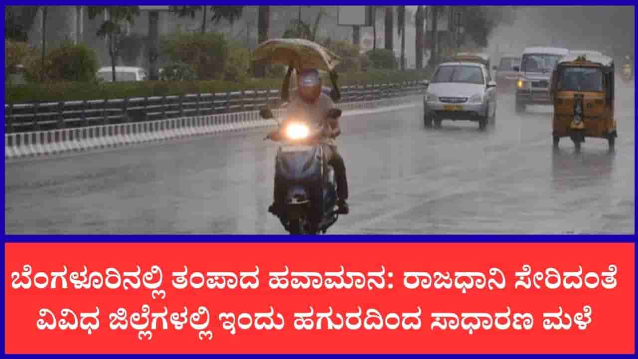 ಇಂದಿನ ಹವಾಮಾನ ವರದಿ : ಕರಾವಳಿ-ಮಲೆನಾಡಿನಲ್ಲಿ ಚುರುಕುಗೊಂಡ ಮುಂಗಾರು; 5 ಜಿಲ್ಲೆಗಳಿಗೆ ಯೆಲ್ಲೋ ಅಲರ್ಟ್