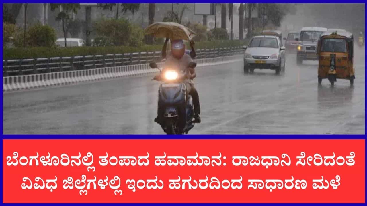 ಇಂದಿನ ಹವಾಮಾನ ವರದಿ : ಕರಾವಳಿ-ಮಲೆನಾಡಿನಲ್ಲಿ ಚುರುಕುಗೊಂಡ ಮುಂಗಾರು; 5 ಜಿಲ್ಲೆಗಳಿಗೆ ಯೆಲ್ಲೋ ಅಲರ್ಟ್ ಇಂದಿನ ಹವಾಮಾನ ವರದಿ : ಕರಾವಳಿ-ಮಲೆನಾಡಿನಲ್ಲಿ ಚುರುಕುಗೊಂಡ ಮುಂಗಾರು; 5 ಜಿಲ್ಲೆಗಳಿಗೆ ಯೆಲ್ಲೋ ಅಲರ್ಟ್