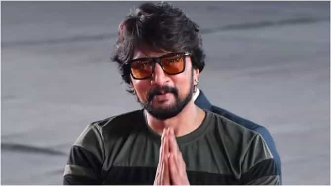 ಅಭಿಮಾನಿಗಳು ಒದ್ದೆ ಆಗ್ತಿರೋದನ್ನು ನೋಡಿ ತಾವೂ ಮಳೆಯಲ್ಲಿ ನೆನೆದ ಕಿಚ್ಚ