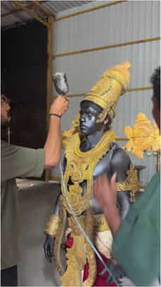 ರೀಲ್ಸ್ ಮಾಡಲು ಎಷ್ಟು ಕಷ್ಟಪಡ್ತಾರೆ ನೋಡಿ ಕಿಶನ್