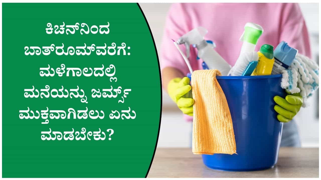 ಮಳೆಗಾಲದಲ್ಲಿ ಮನೆಯಲ್ಲಿ ಜರ್ಮ್ಸ್ ಹೆಚ್ಚಾಗದಂತೆ ತಡೆಯುವುದು ಹೇಗೆ? ಈ ಟಿಪ್ಸ್ ಪಾಲಿಸಿ ಮಳೆಗಾಲದಲ್ಲಿ ಮನೆಯಲ್ಲಿ ಜರ್ಮ್ಸ್ ಹೆಚ್ಚಾಗದಂತೆ ತಡೆಯುವುದು ಹೇಗೆ? ಈ ಟಿಪ್ಸ್ ಪಾಲಿಸಿ