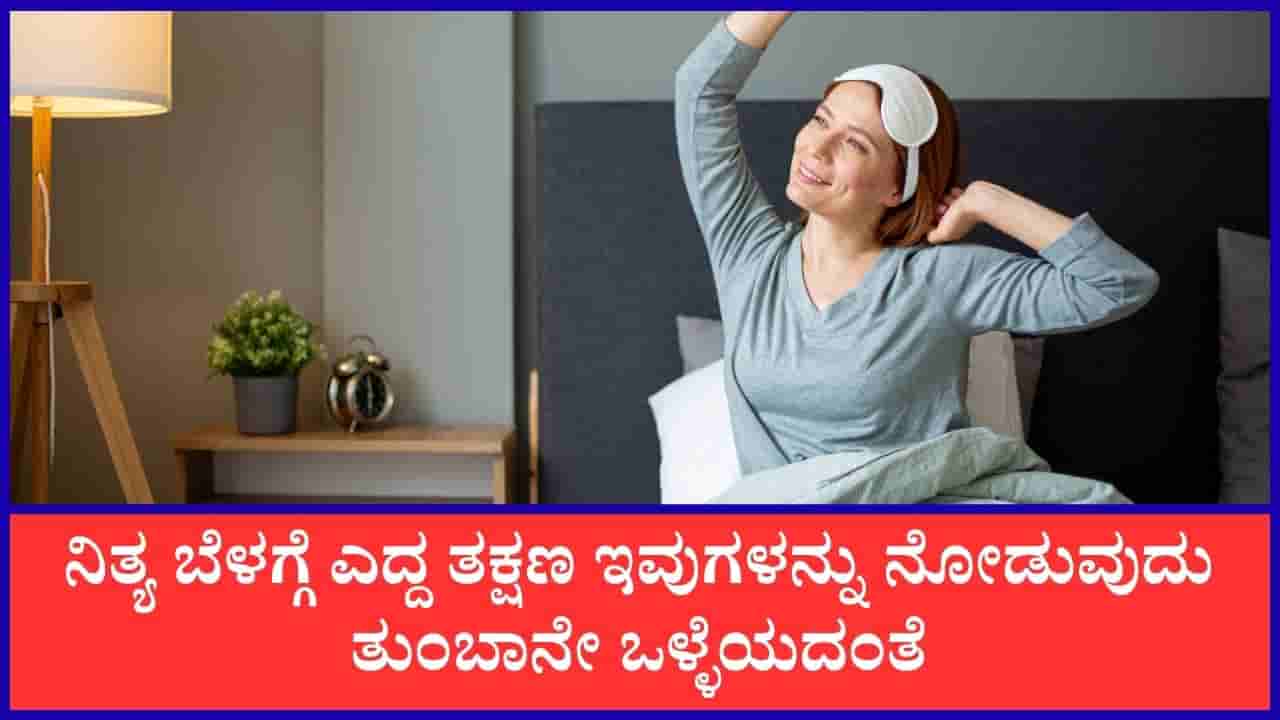 ಬೆಳಗ್ಗೆ ಎದ್ದಾಕ್ಷಣ ಇವುಗಳನ್ನು ನೋಡುವುದರಿಂದ ಶುಭವಾಗುತ್ತಂತೆ