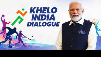 ಯುವ ಕ್ರೀಡಾಪಟುಗಳೊಂದಿಗೆ ಪ್ರಧಾನಿ ಮೋದಿ 'ಯುವ ಸಂವಾದ'