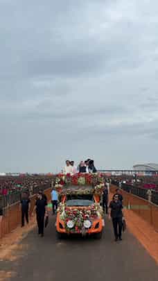 ಆಂಧ್ರದ ಭೋಗಾಪುರಂನಲ್ಲಿ 13,000 ವಿದ್ಯಾರ್ಥಿಗಳ ನೃತ್ಯಕ್ಕೆ ಪ್ರಧಾನಿ ಮೋದಿ ಫಿದಾ