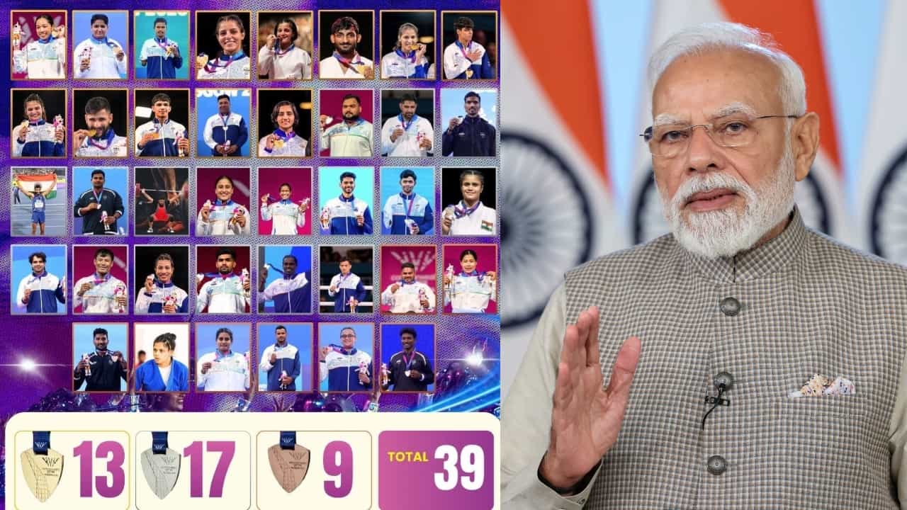 CWG 2026: ಪದಕ ವಿಜೇತರನ್ನು ಮುಕ್ತಕಂಠದಿಂದ ಶ್ಲಾಘಿಸಿದ ಮೋದಿ CWG 2026: ಪದಕ ವಿಜೇತರನ್ನು ಮುಕ್ತಕಂಠದಿಂದ ಶ್ಲಾಘಿಸಿದ ಮೋದಿ